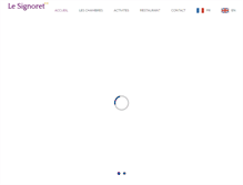 Tablet Screenshot of lesignoret.com